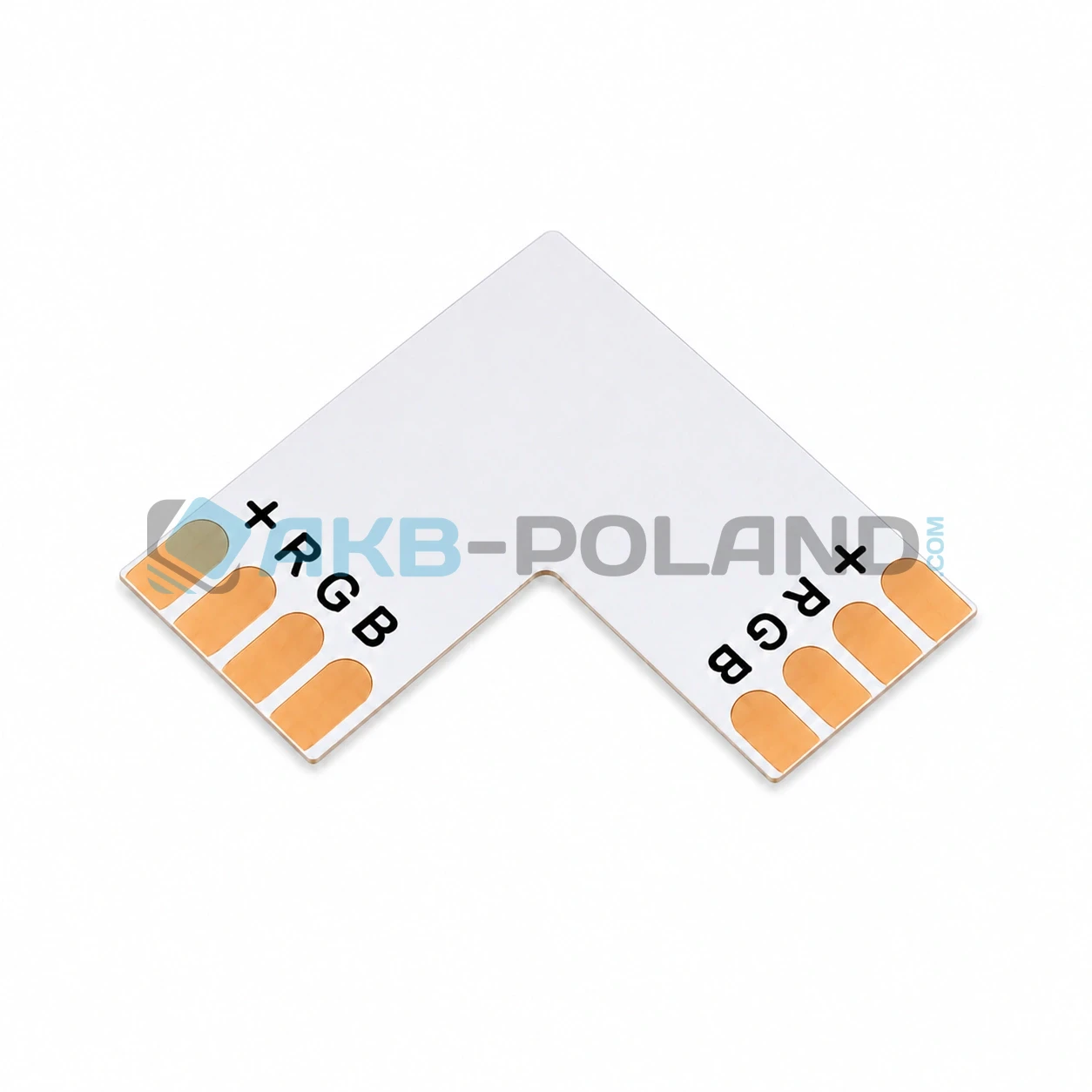 ZŁĄCZKA LED KĄTOWA RGB ŁĄCZNIK PCB