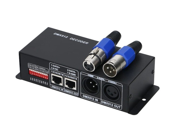 sterownik led dmx RGBW 4-kanałowy