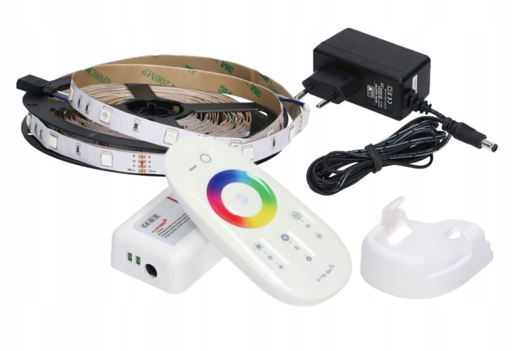 zestaw 10m taśma led 5050 rgb