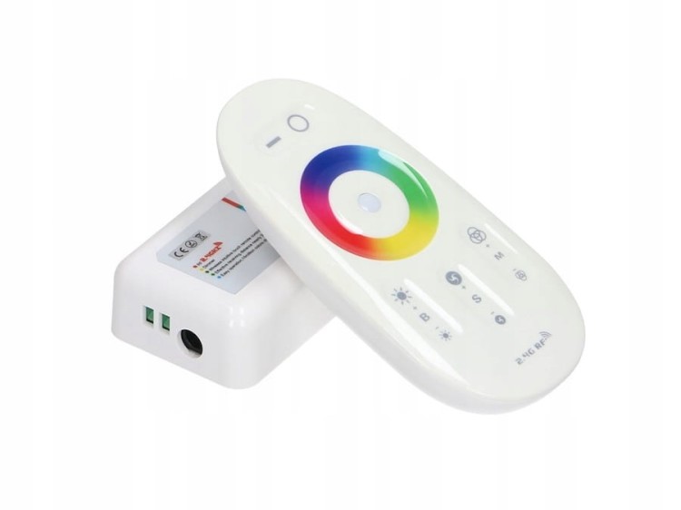 zestaw taśma led rgb 10m sterownik