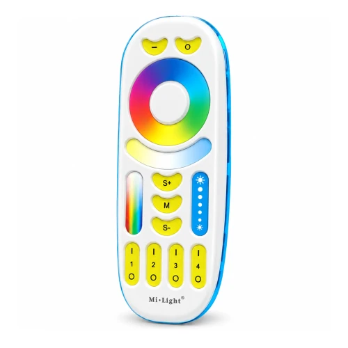MiBoxer FUT092 biały – pilot RGB+CCT na białym tle