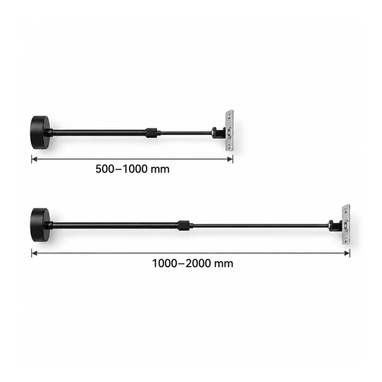 MiBoxer AM-MR-HS20 – porównanie zakresów B1 500–1000 mm i B2 1000–2000 mm