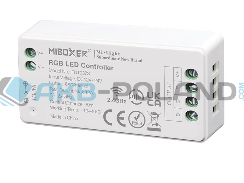 MILIGHT | MIBOXER Kontroler LED Odbiornik strefowy | RGB FUT037S