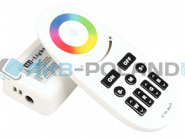 Kontroler | Sterownik LED RGBW z pilotem radiowym dotykowym 288W