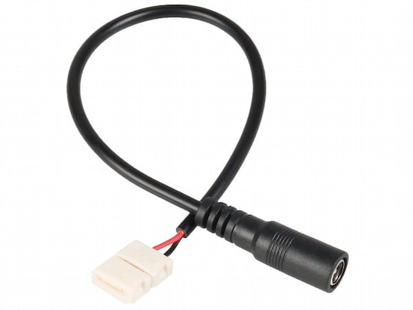 Złączka do taśm LED 8mm Gniazdo DC 2,1/5,5mm